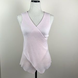 Hyfve Pink Cross front sweater top